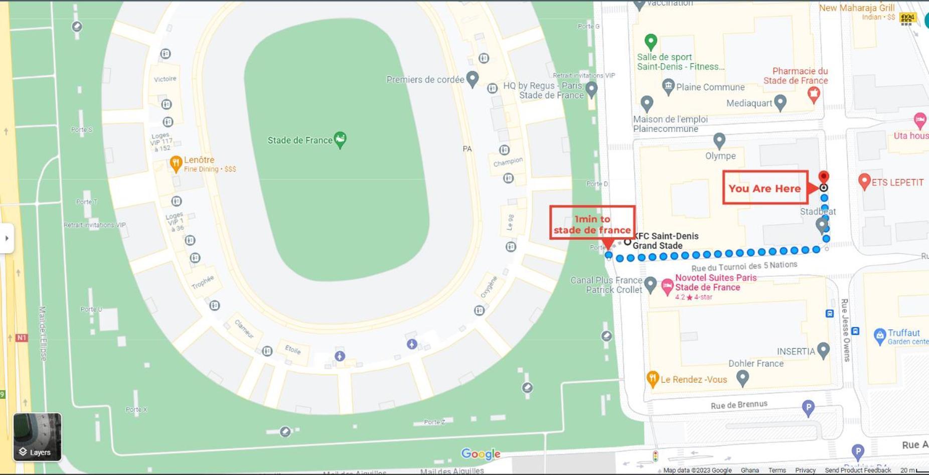 F2 Paris 10Eme Gare Du Nord - Stade De France - Parking Saint-Denis  Eksteriør billede